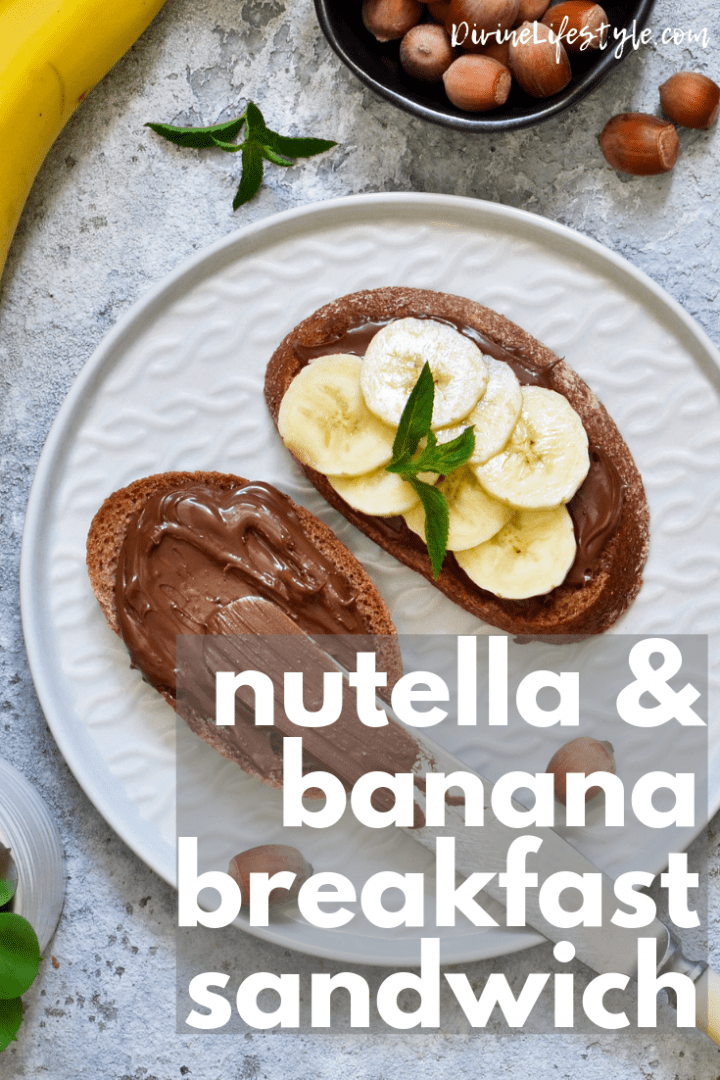 Banana and Nutella Sandwich