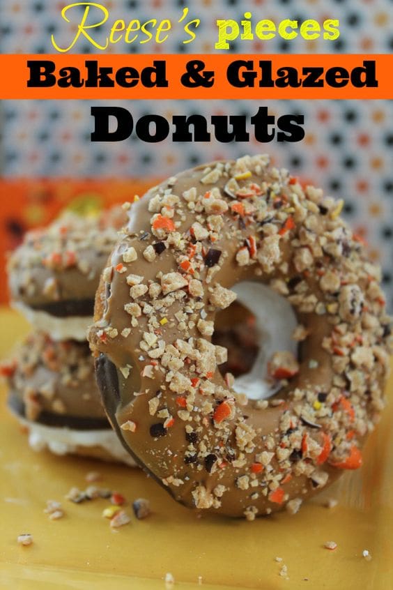 Baked and Glazed Reese's Donuts Recipe