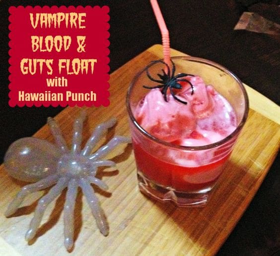 Hawaiian Punch Vampire Blood Floats