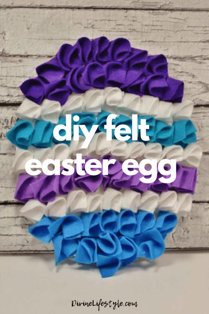 DIY Felt Easter Egg Kids Craft