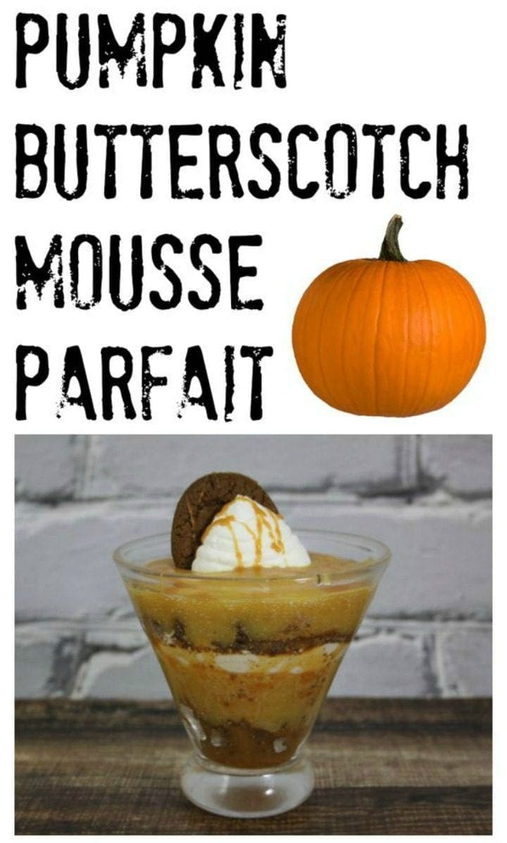 Pumpkin Butterscotch Mousse Parfait