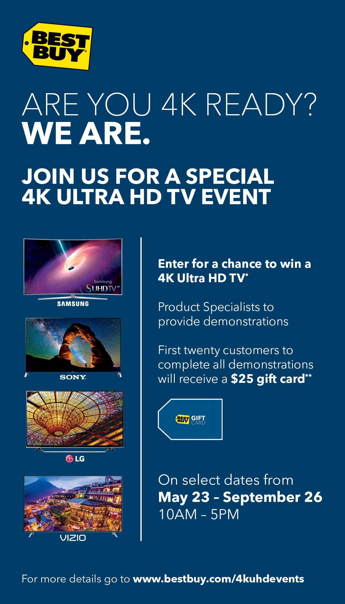 Best Buy 4K Ultra HD In-Store Events
