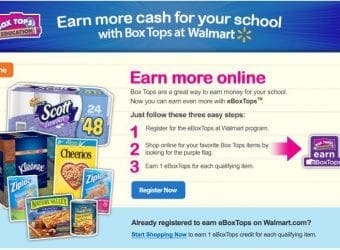 Walmart Box Tops for Education