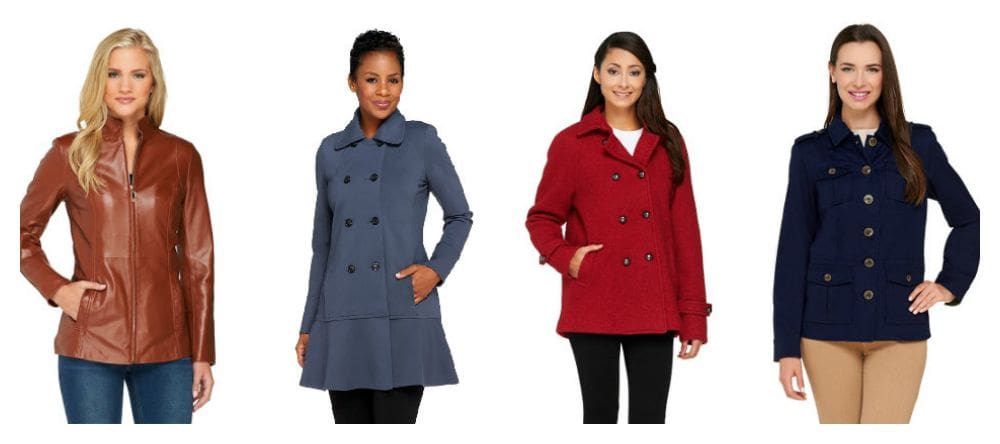 Go Back to School with Easy Pay Every Day with your QCard from QVC #QVC QVC Coats