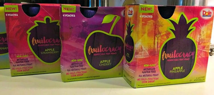 NEW Fruitocracy from Dole in Squeezable Pouches