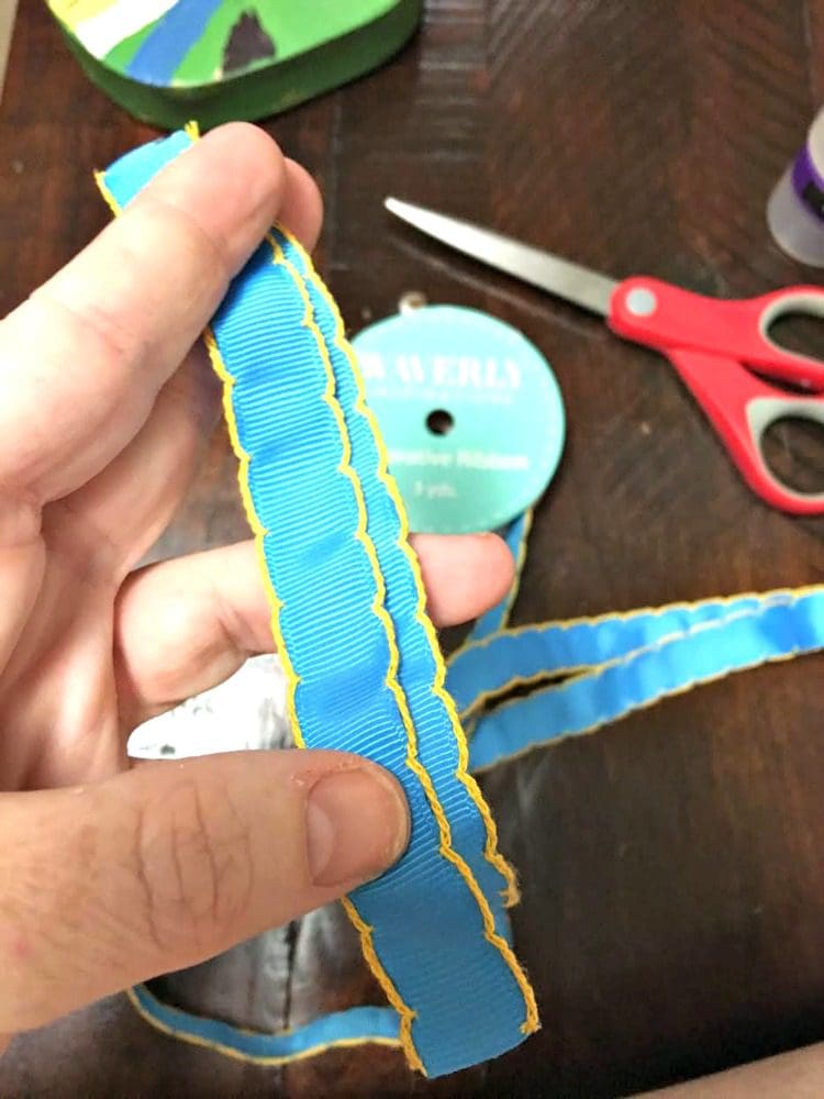 DIY Scrap Ribbon Monogram Initial Craft Waverly Inspirations