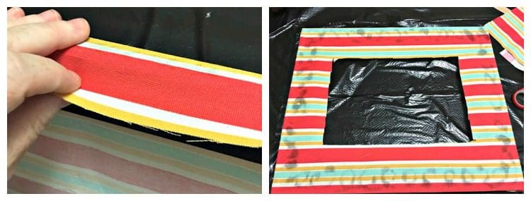 DIY No Sew Decorative Fabric Frames Waverly Inspirations 