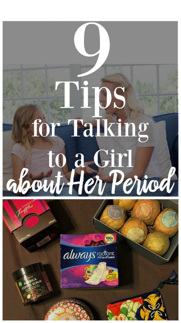 9 Tips for Talking to a Girl about Her Period #WearWhatYouWant #BeRadiant