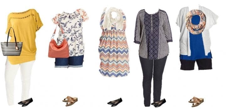 Summer Style Plus Size Fashions Mix and Match from Amazon