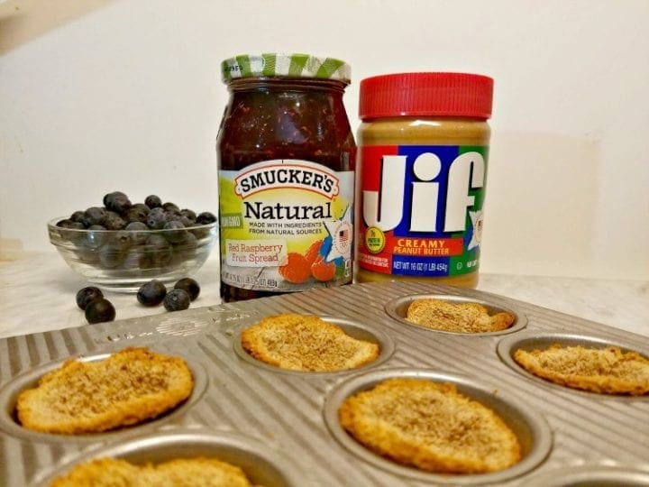 USA Inspired Peanut Butter and Jelly Cups Recipe Smucker's JIF Olympics #PBJ4TeamUSA