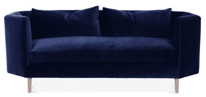 Velvet Furniture and Decor for the Home navy velvet sofa living room ideas
