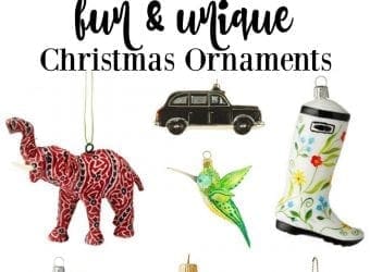 Fun & Unique Christmas Ornaments