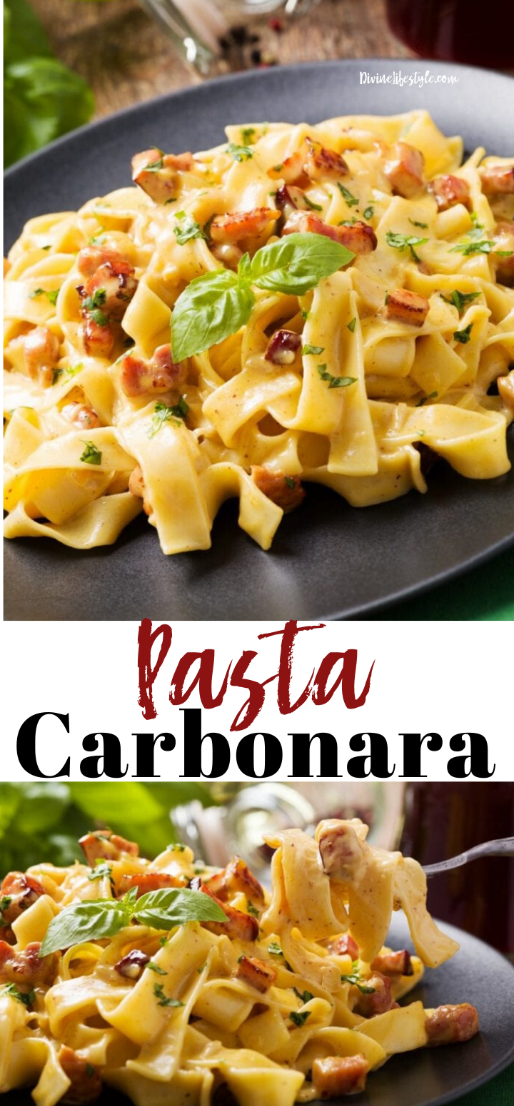 traditional pasta carbonara