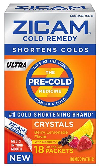 Start Your Year Right with Zicam ULTRA Berry Lemonade Crystals #ZicamCrowd
