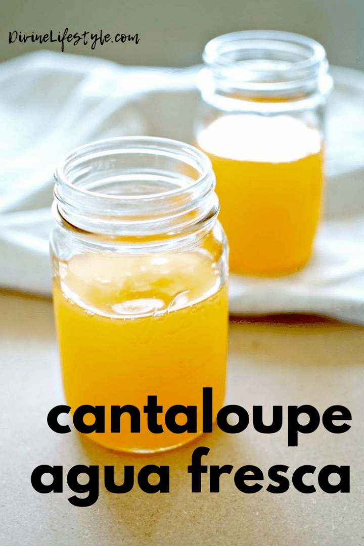 Cantaloupe Agua Fresca Drink Recipe