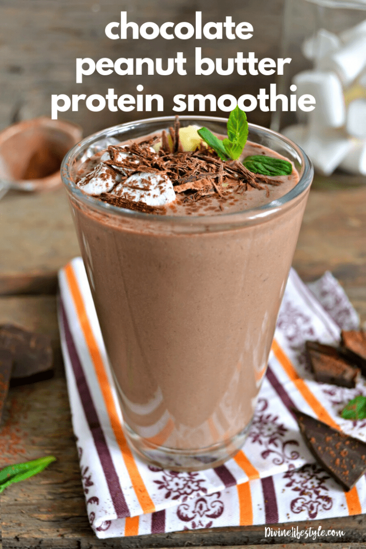 Chocolate Peanut Butter Protein Smoothie Recipe