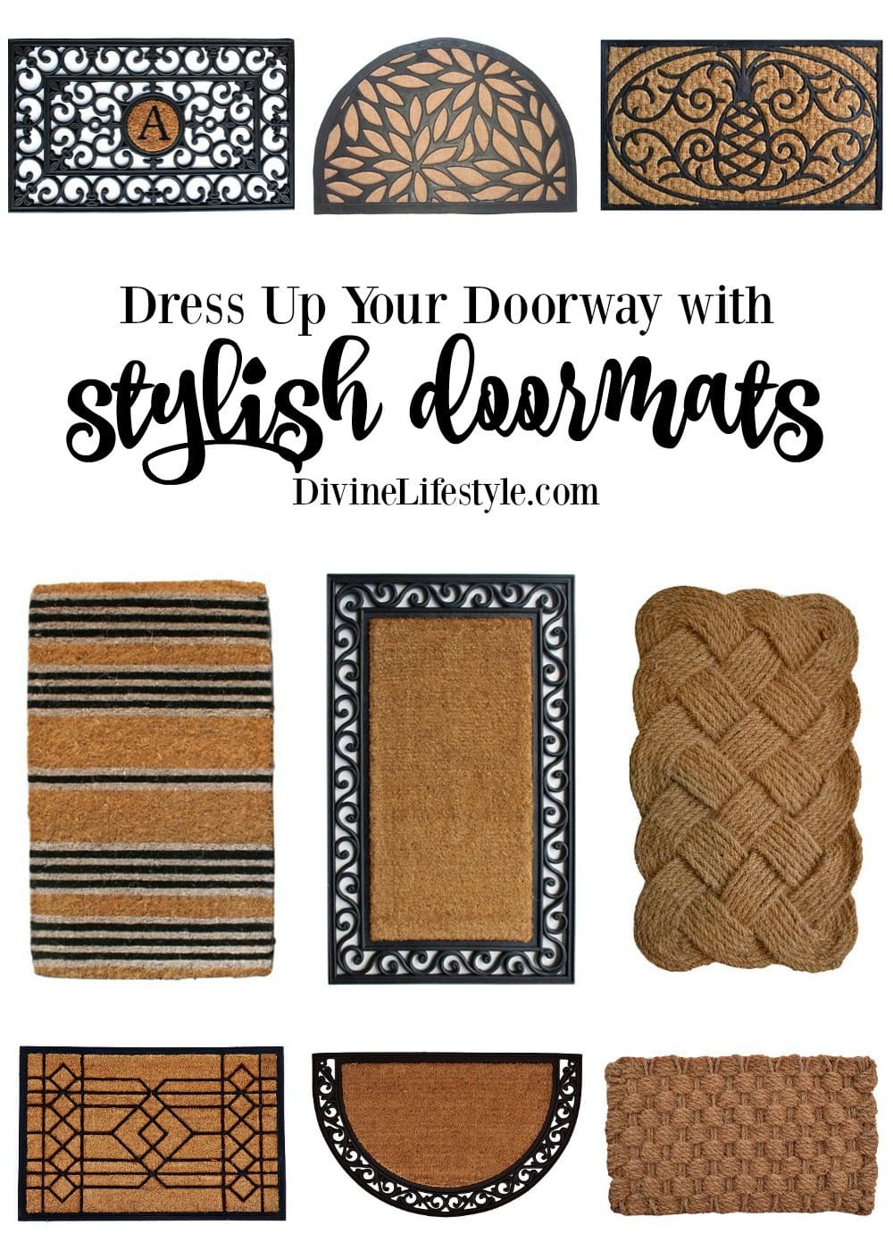 Stylish Doormats to Dress Up Your Doorway