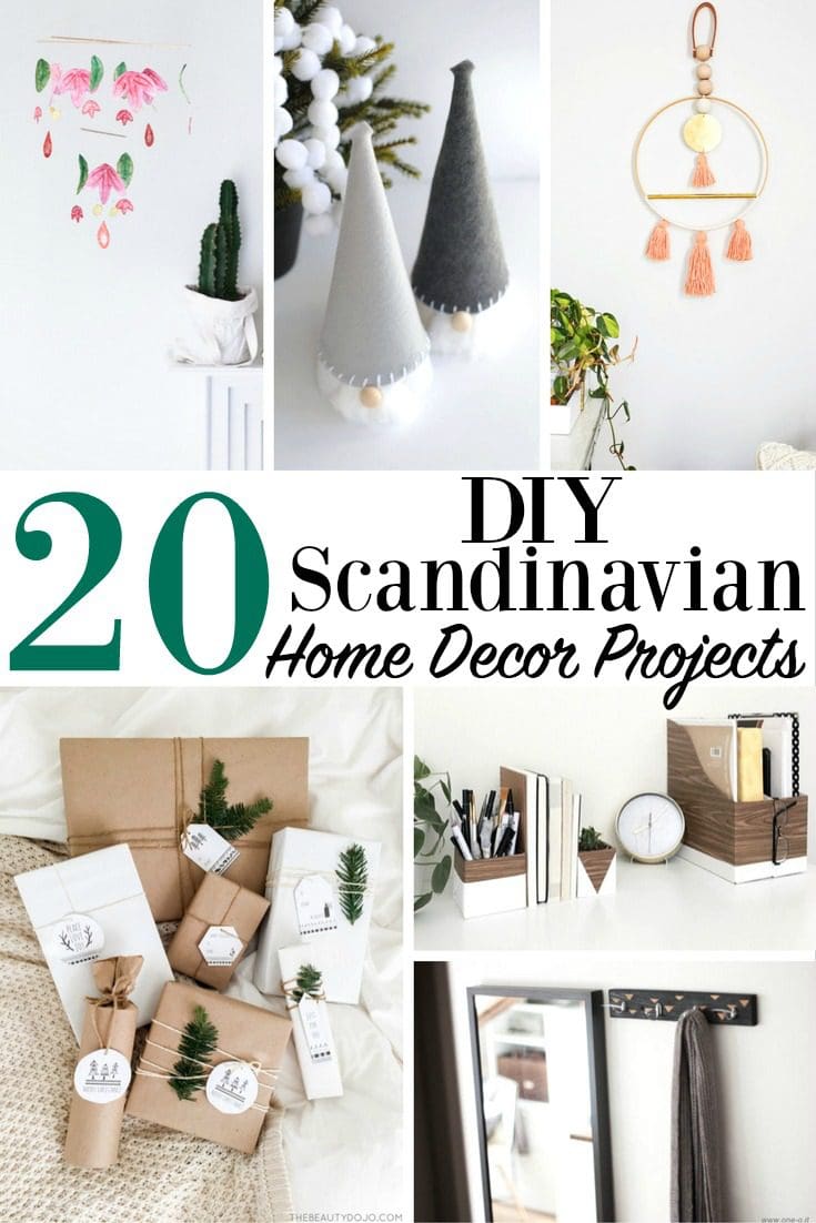 20 DIY Scandinavian Home Decor Projects