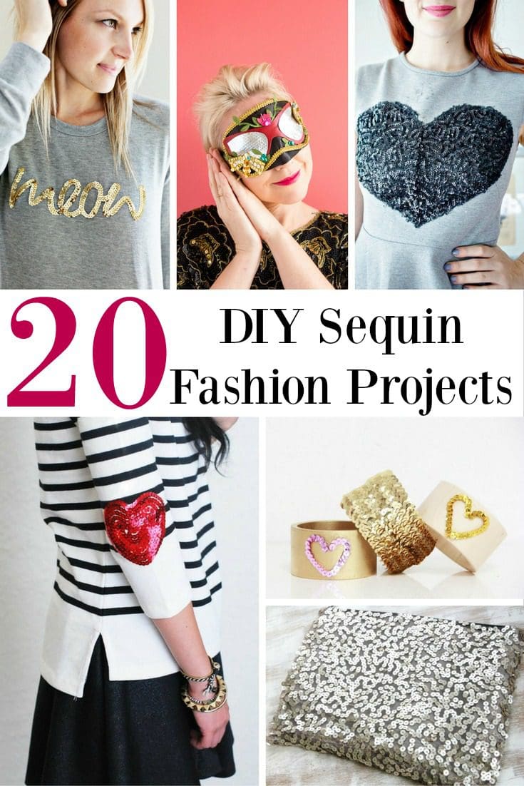 20 DIY Sequin Fashion Projects