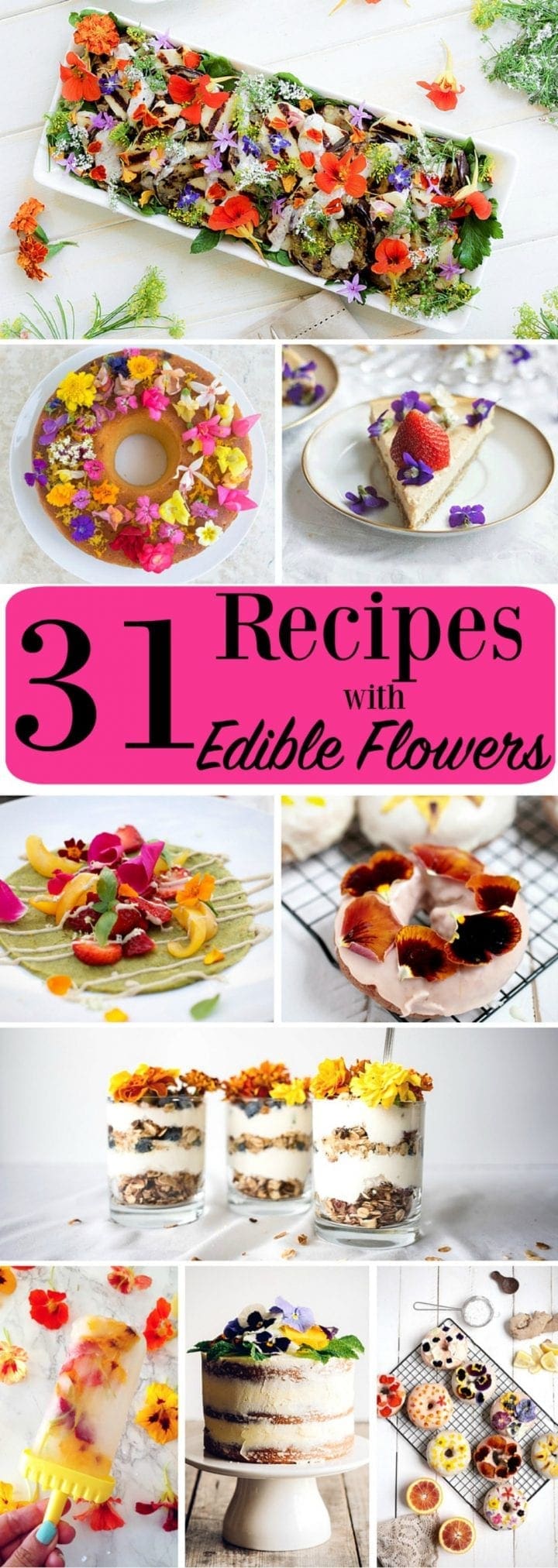 Recipes with Fresh Edible Flowers