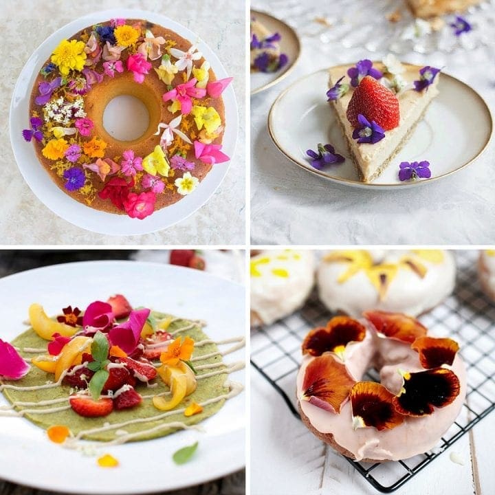 Recipes with Fresh Edible Flowers