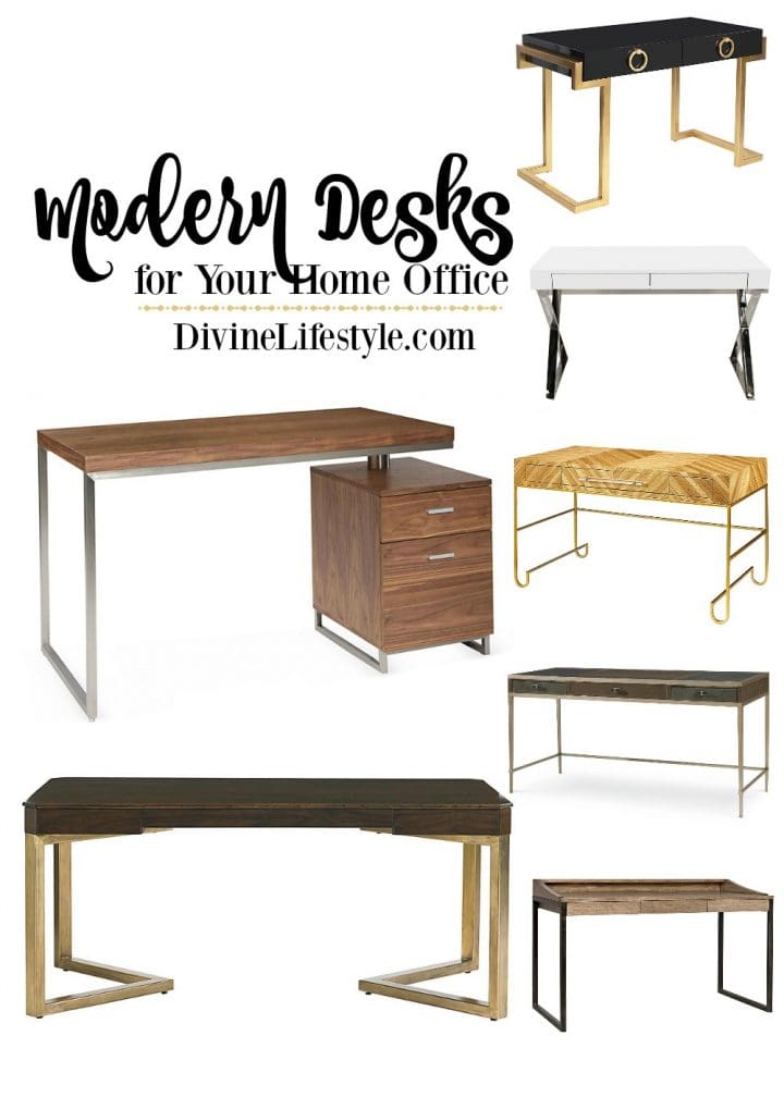 Sleek Modern Desks for the Home Office