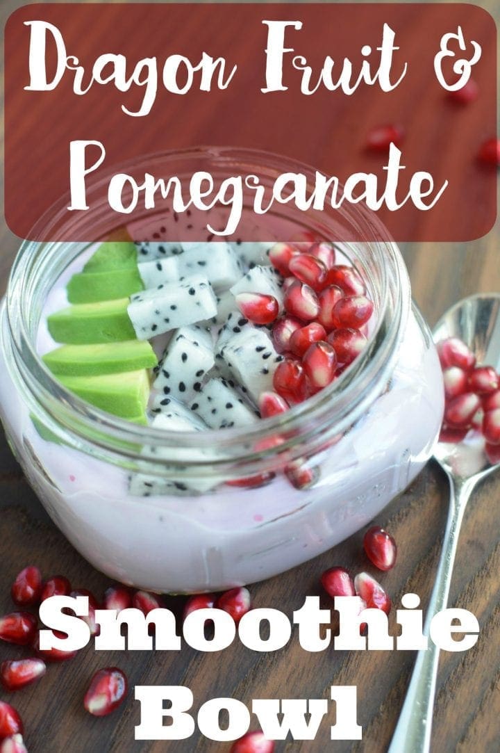 Dragon Fruit and Pomegranate Yogurt Smoothie Bowl Recipe