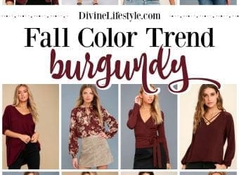 Fall Color Trend: Burgundy