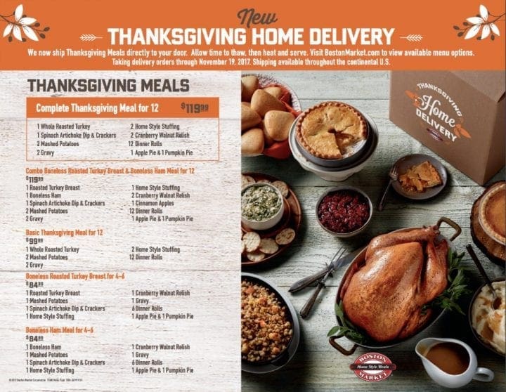 Thanksgiving Delivered from Boston Market 3