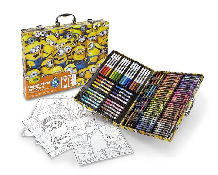 This art case is the perfect Minion stocking stuffer for the little artist. 