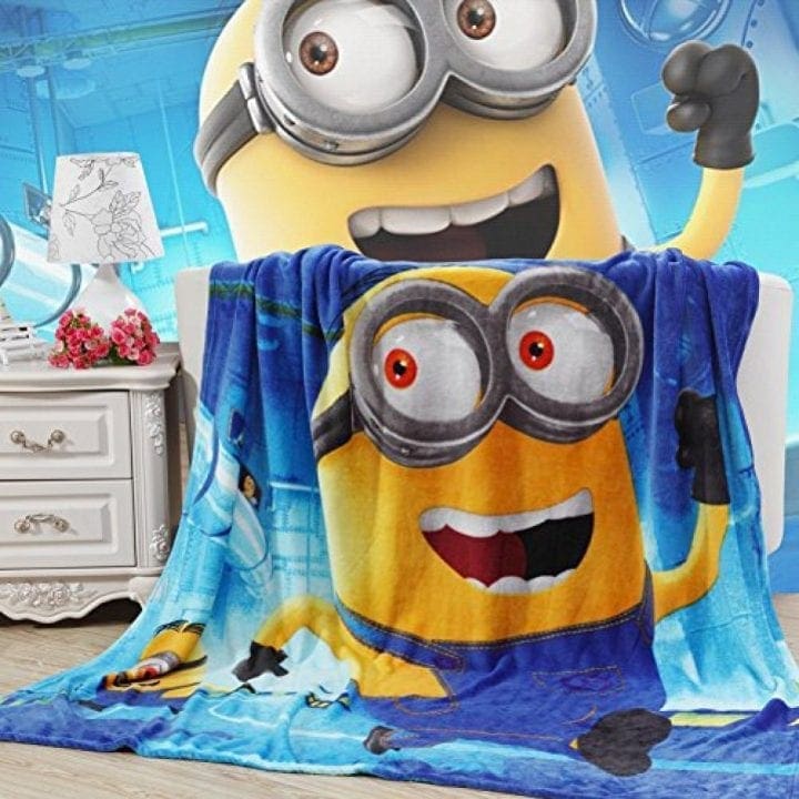 This fleece blanket is one of the cutest Minion stocking stuffers you'll find. 