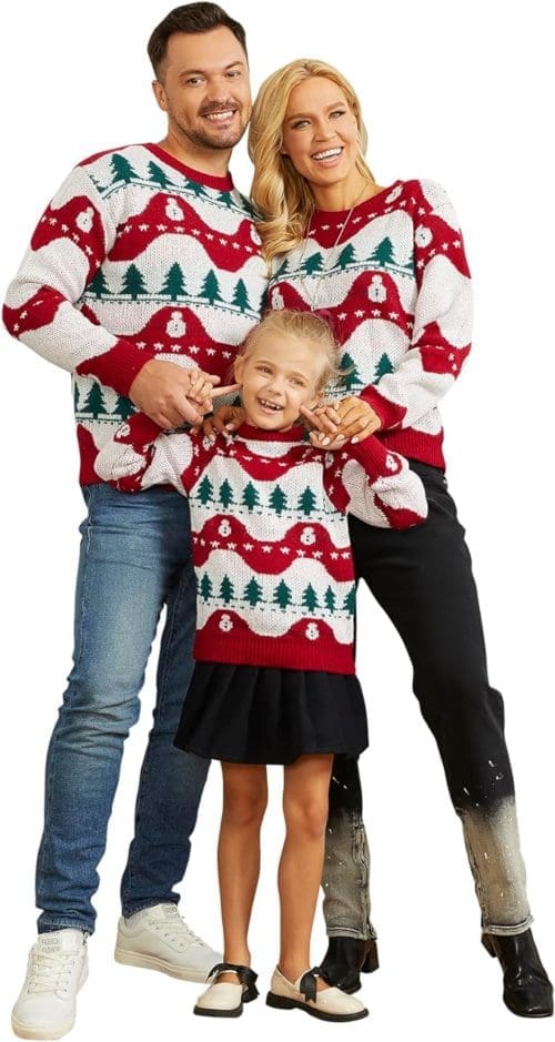 Mumetaz Family Christmas Sweaters Christmas Tree