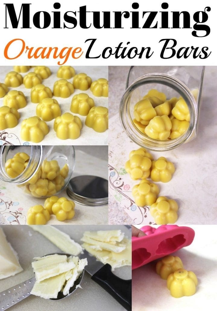 Moisturizing Orange Lotion Bars