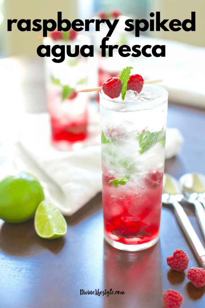 Raspberry Spiked Agua Fresca Recipe