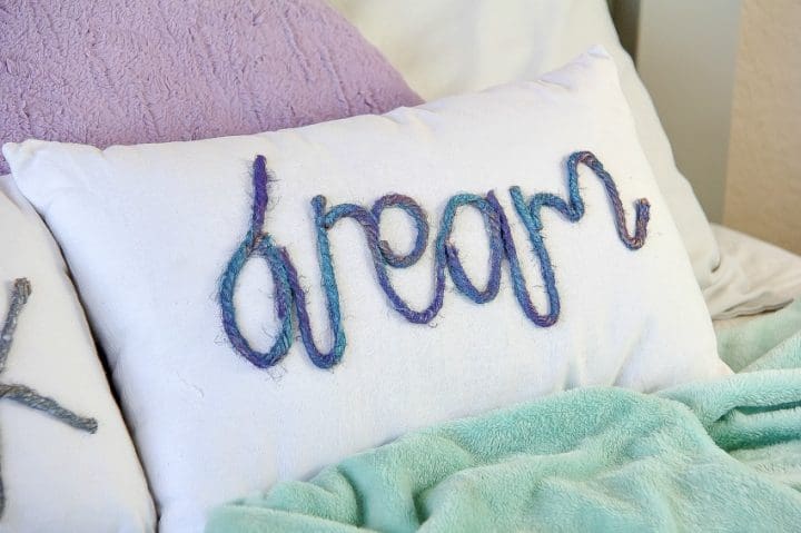 DIY Decorative Word Pillows
