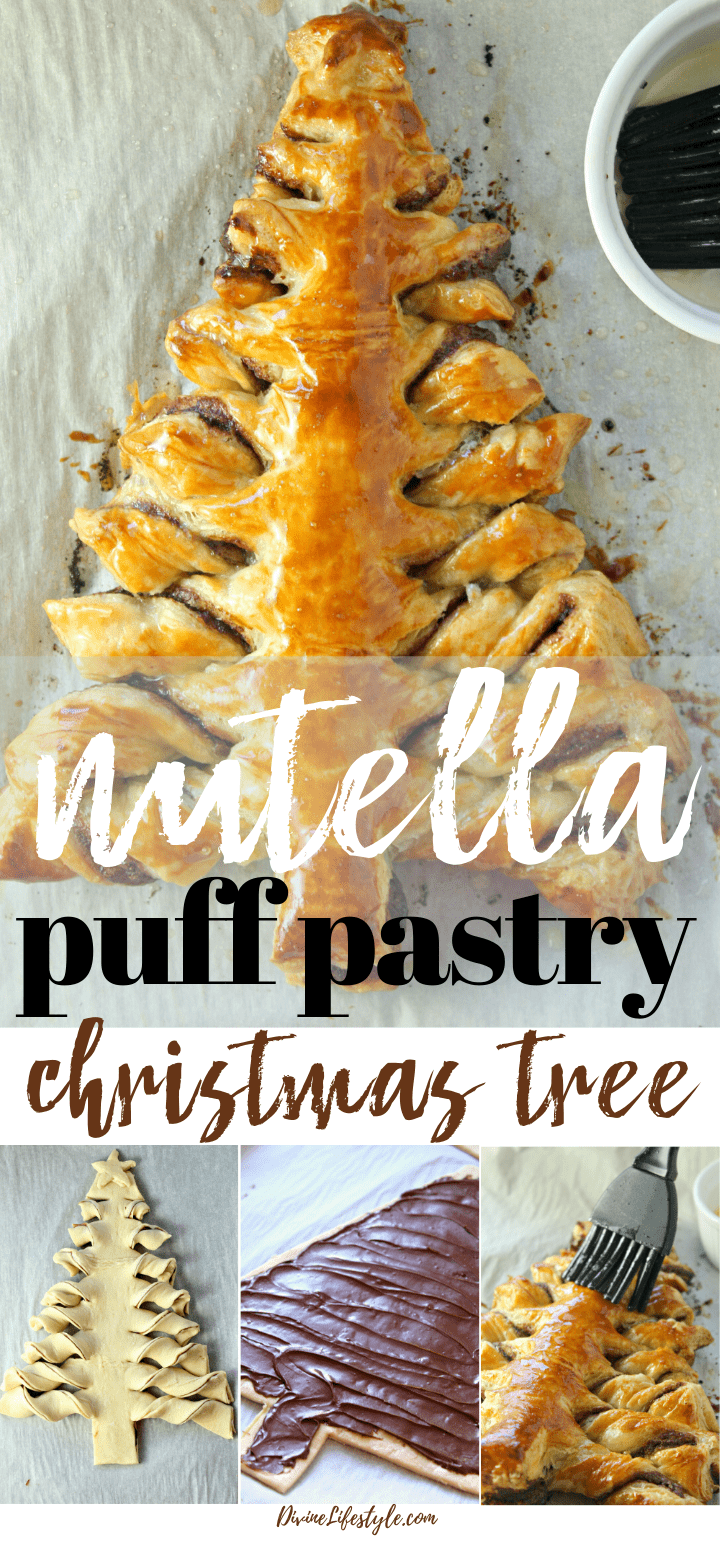 Christmas Tree Nutella Pastry Puff Recipe