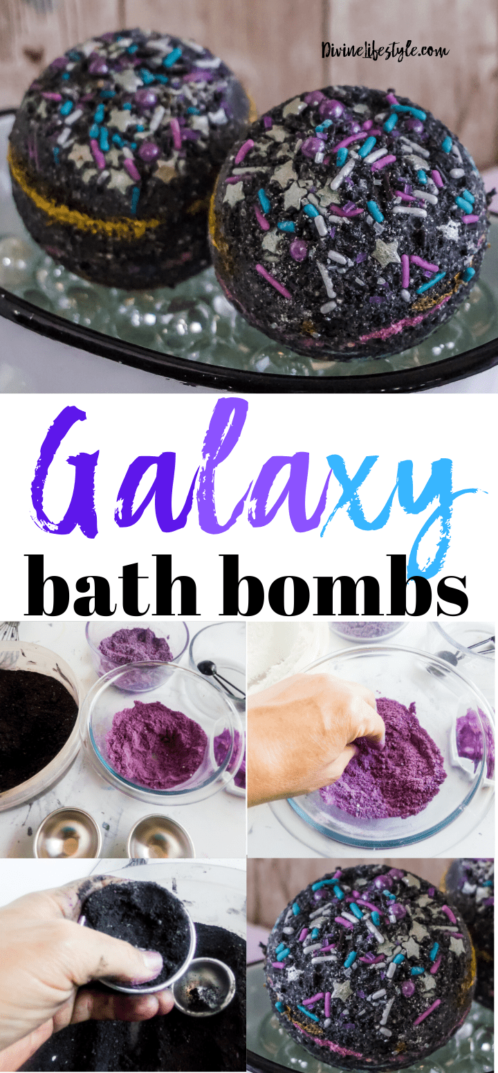 Galaxy Bath Bomb Recipe