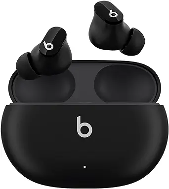 Beats Studio Buds True Wireless Noise Cancelling Earbuds Compatible with Apple & Android, Built in Microphone, IPX Rating, Sweat Resistant Earphones, Class Bluetooth Headphones Black