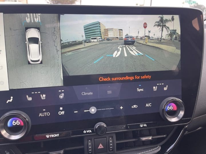 Lexus infotainment system