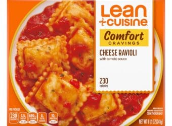 Lean Cuisine Frozen Meal Cheese Ravioli Comfort Cravings Microwave Meal Meatless Pasta Dinner Frozen Dinner for One