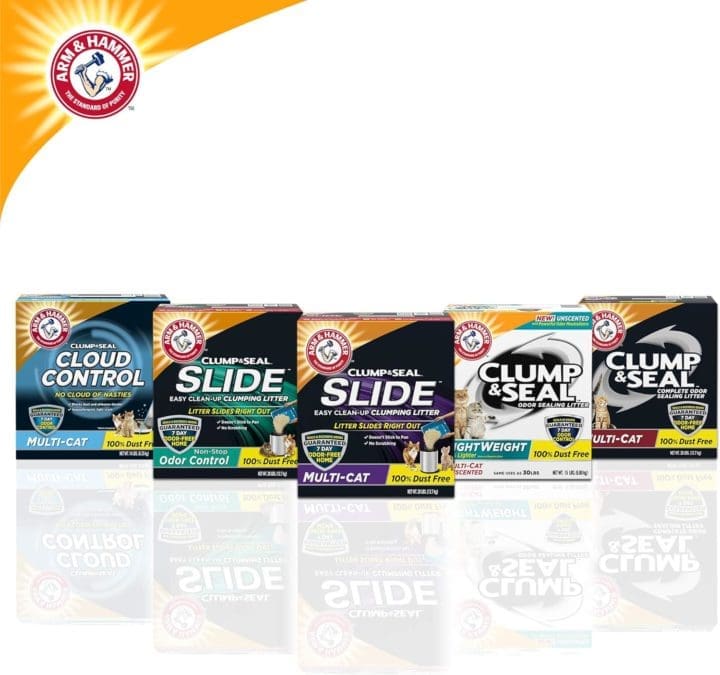 Arm and Hammer Cat Litter Clump and Seal Products