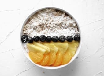 Overnight Oats with Coconut Milk and Chia Seeds