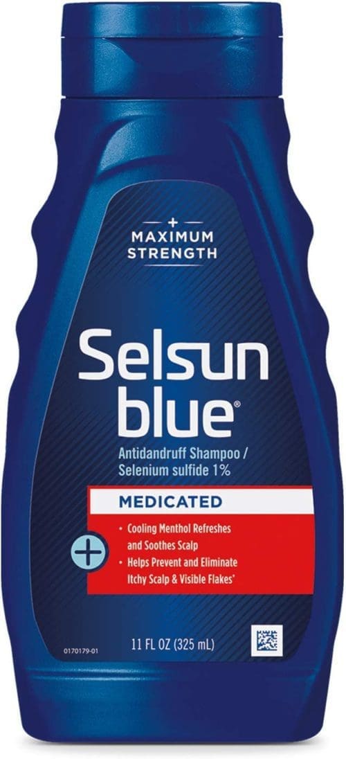 Selsun Blue Medicated Dandruff Shampoo clinically proven dandruff shampoo