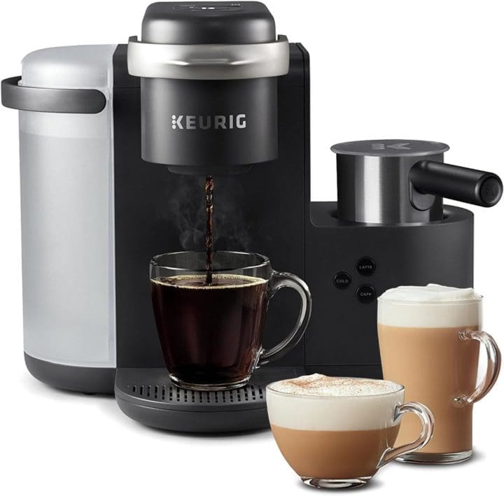 Keurig K Cafe Smart Single Serve Coffee Maker for Cappuccino and Lattes