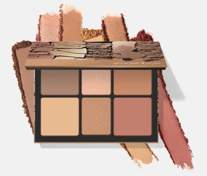 Soft Natural Makeup Look The Cali Contour palette from Smashbox