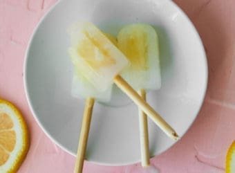 Frozen Lemonade Popsicles